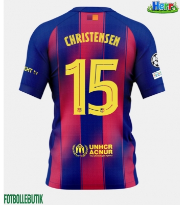 Barcelona Andreas Christensen #15 Hemmatröja 2025-26 Kortärmad